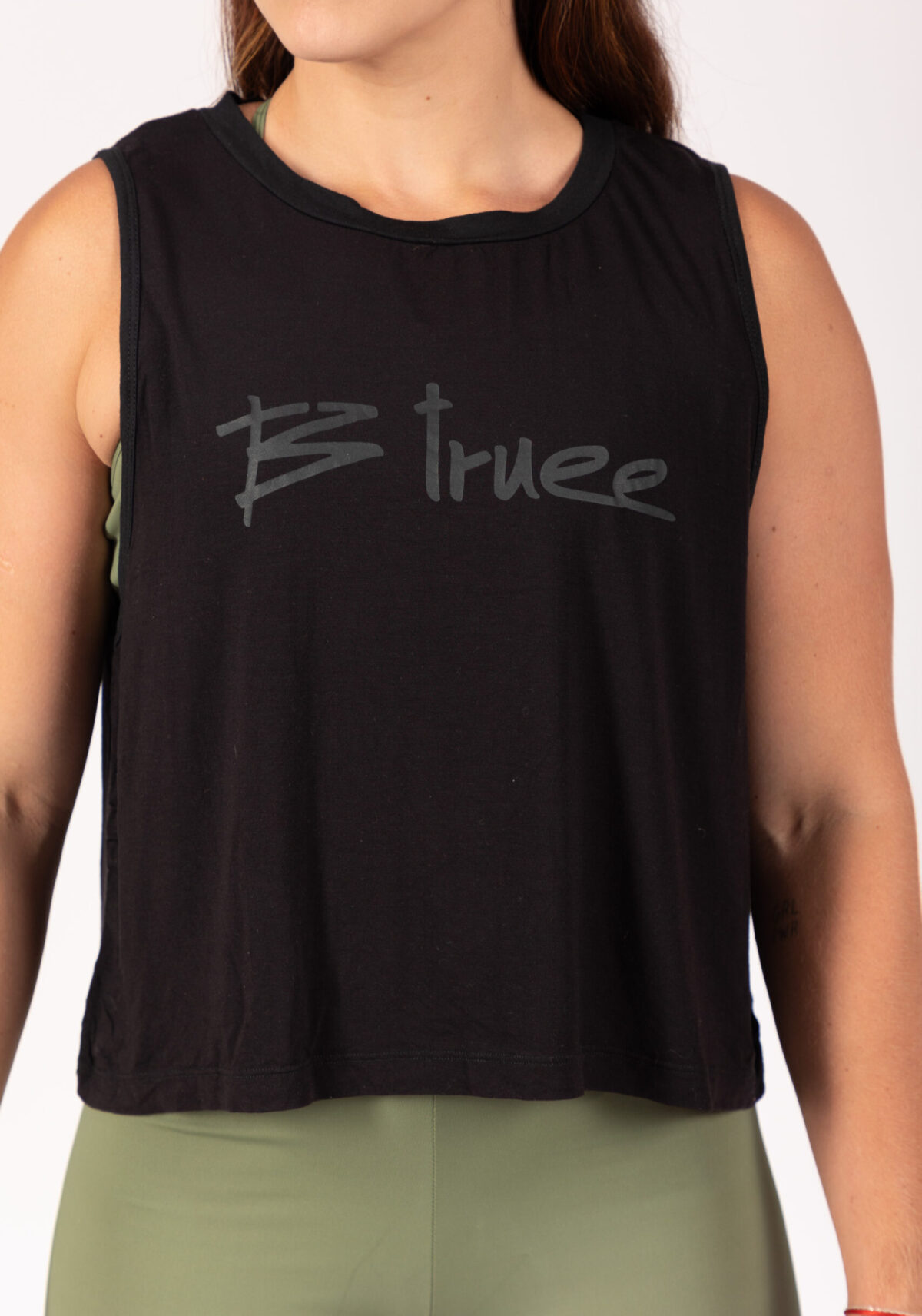 Cropped Regata Tech Preta
