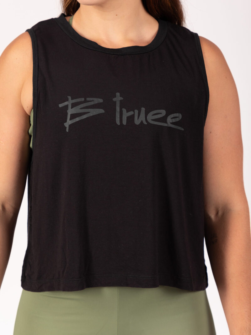 Cropped Regata Tech Preta