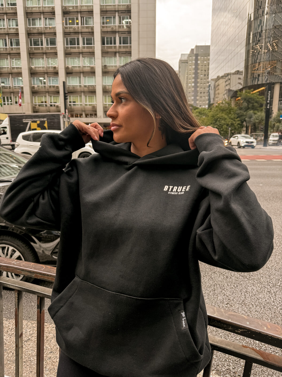 Moletom Oversized Preto Pré Venda