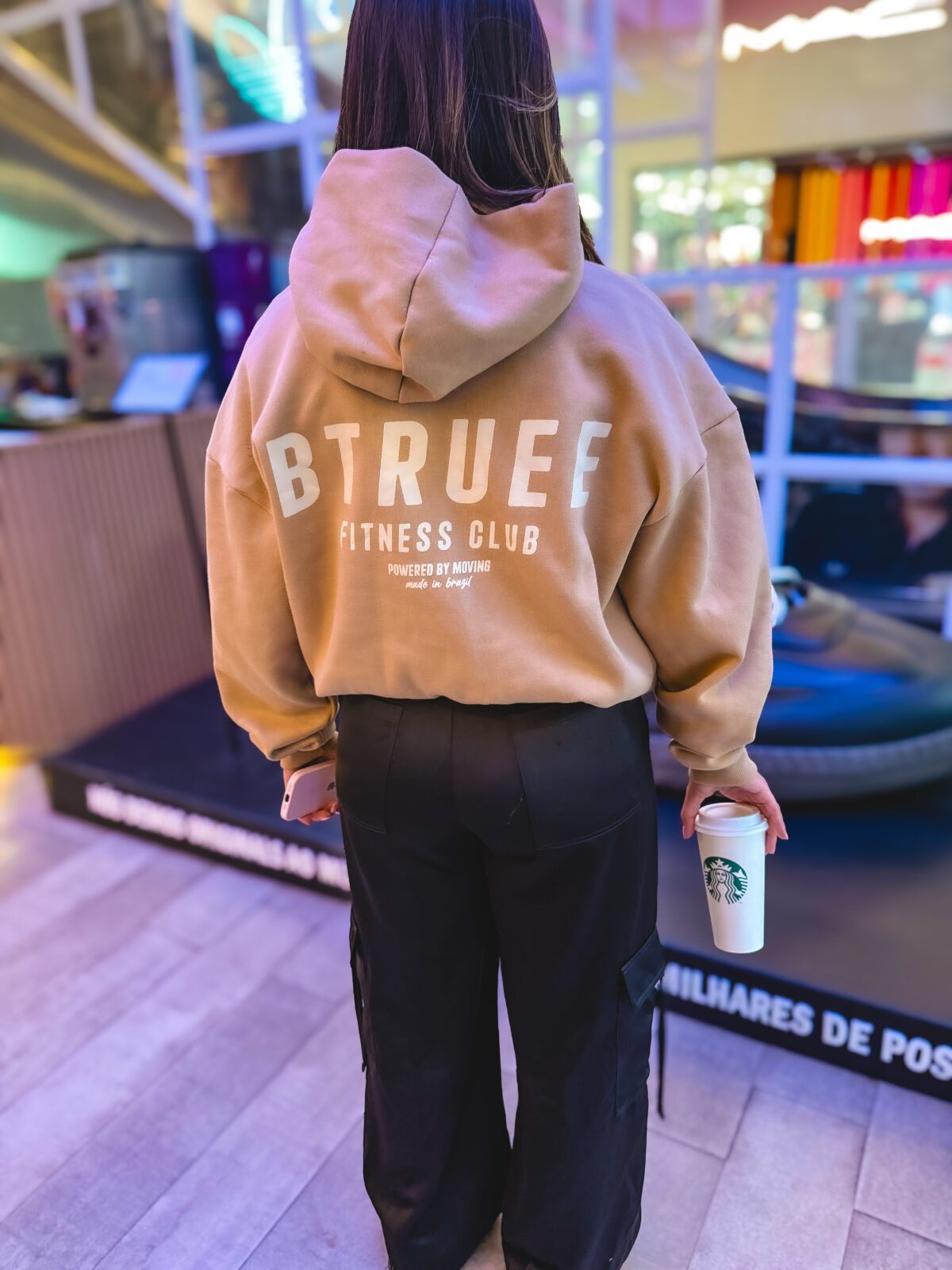 Moletom Oversized Bege