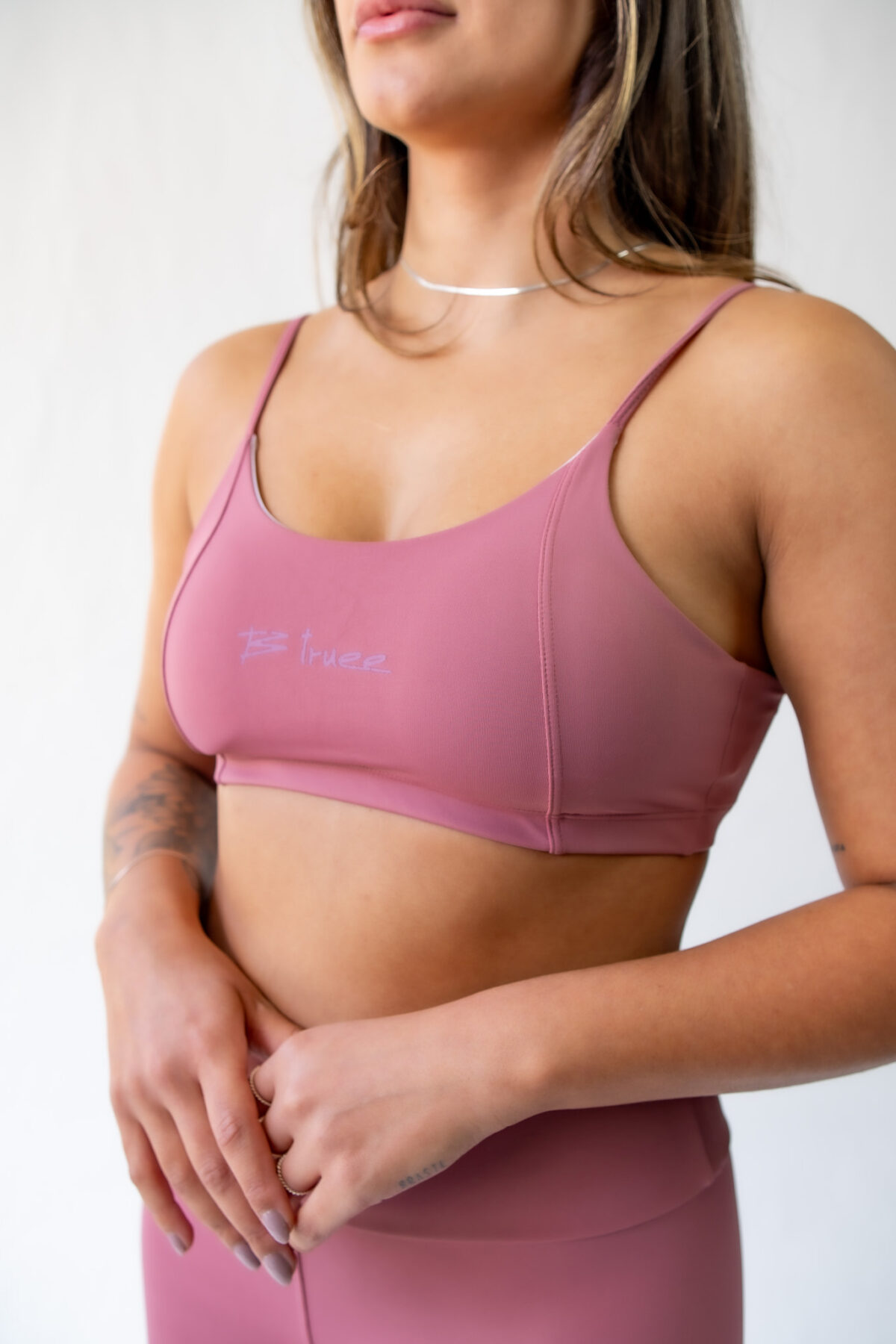 Top Fitinha Rosa Blush