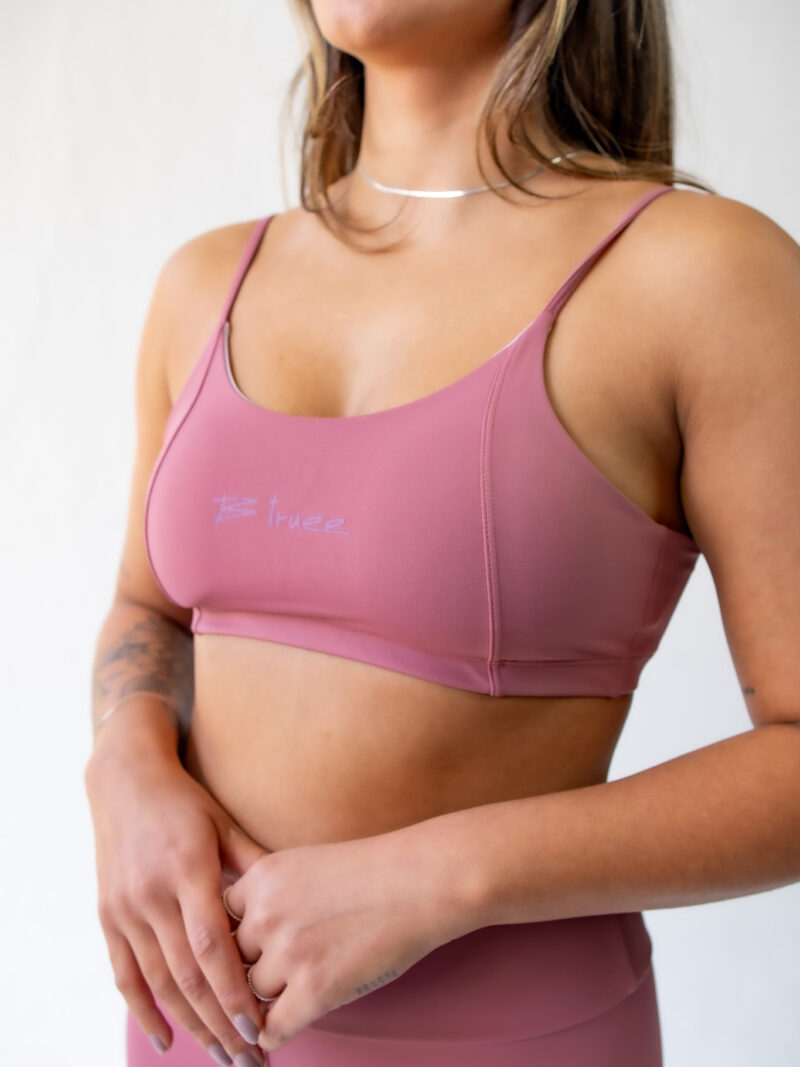 Top Fitinha Rosa Blush