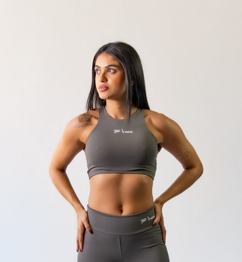 Top Regatinha Cinza Metal