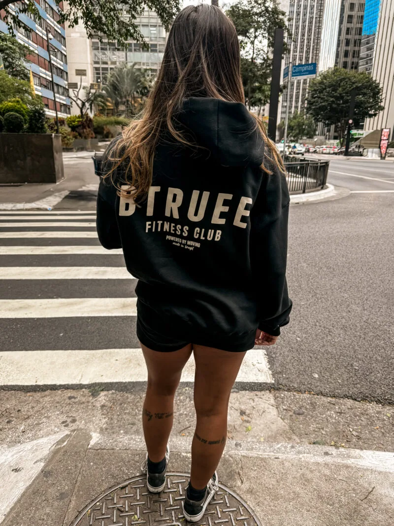 Moletom Oversized Preto Pré Venda