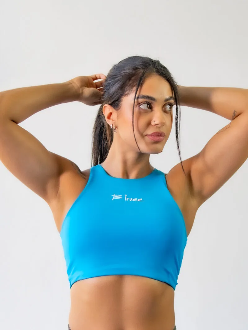 Top Regatinha Azul Royal